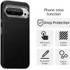 Phonesta IMD Carbon Fiber Back Cover Hülle für Google Pixel 9 / 9 Pro - Schwarz 2