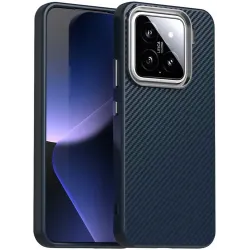 Phonesta IMD Carbon Fiber Back Cover Hülle für Xiaomi 15 - Dunkelblau