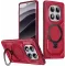 Phonesta IronLock Back Cover Hülle Ring und MagSafe für Xiaomi Redmi Note 14 Pro 4G/5G/14 Pro Plus / Xiaomi Poco X7 - Rot