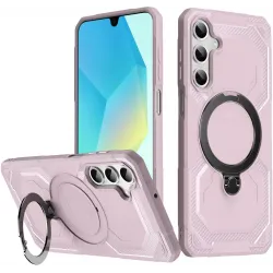 Phonesta IronLock Back Cover Hülle Ring und MagSafe für Samsung Galaxy A17/A16/A26 - Rosa