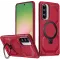 Phonesta IronLock Back Cover Hülle Ring und MagSafe für Samsung Galaxy A36/A56 - Rot