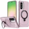 Phonesta IronLock Back Cover Hülle Ring und MagSafe für Samsung Galaxy A36/A56 - Rosa