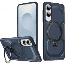 Phonesta IronLock Back Cover Hülle Ring und MagSafe für Samsung Galaxy S25 Edge - Blau