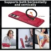Phonesta IronLock Back Cover Hülle Ring und MagSafe für Samsung Galaxy S25 Edge - Rot 6