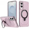 Phonesta IronLock Back Cover Hülle Ring und MagSafe für Samsung Galaxy S25 Edge - Rosa