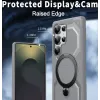 Phonesta IronLock Back Cover Hülle Ring und MagSafe für Samsung Galaxy S25 Ultra - Grau 4