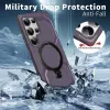 Phonesta IronLock Back Cover Hülle Ring und MagSafe für Samsung Galaxy S25 Ultra - Lila 3