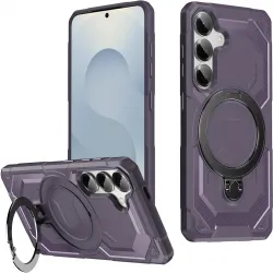 Phonesta IronLock Back Cover Hülle Ring und MagSafe für Samsung Galaxy S25/S24 - Lila