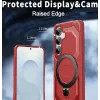 Phonesta IronLock Back Cover Hülle Ring und MagSafe für Samsung Galaxy S25/S24 - Rot 4
