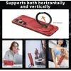 Phonesta IronLock Back Cover Hülle Ring und MagSafe für Samsung Galaxy S25/S24 - Rot 6
