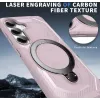 Phonesta IronLock Back Cover Hülle Ring und MagSafe für Samsung Galaxy S25/S24 - Rosa 5