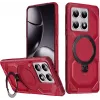 Phonesta IronLock Back Cover Hülle Ring und MagSafe für Xiaomi 14T - Rot