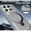 Phonesta IronLock Back Cover Hülle Ring und MagSafe für Xiaomi 14T Pro - Grau 5