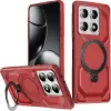 Phonesta IronLock Back Cover Hülle Ring und MagSafe für Xiaomi 14T Pro - Rot