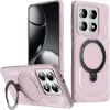 Phonesta IronLock Back Cover Hülle Ring und MagSafe für Xiaomi 14T Pro - Rosa