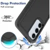Phonesta ImpactShield Back Cover Hülle für Samsung Galaxy S25 Plus/S24 Plus - Schwarz 2
