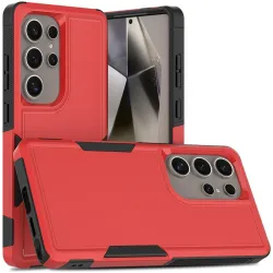 Phonesta ImpactShield Back Cover Hülle für Samsung Galaxy S25 Ultra - Rot