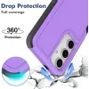 Phonesta ImpactShield Back Cover Hülle für Samsung Galaxy S25/S24 - Lila 2