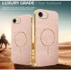 Phonesta Luxury Carbon Fiber Back Cover Hülle mit MagSafe für Apple iPhone 17e/16e - Rosa 4