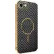 Phonesta Luxury Carbon Fiber Back Cover Hülle mit MagSafe für Apple iPhone 17e/16e - Schwarz