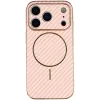 Phonesta Luxury Carbon Fiber Back Cover Hülle mit MagSafe für Apple iPhone 17 Pro - Rosa 2