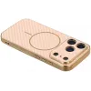 Phonesta Luxury Carbon Fiber Back Cover Hülle mit MagSafe für Apple iPhone 17 Pro Max - Rosa 4