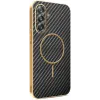 Phonesta Luxury Carbon Fiber Back Cover Hülle mit MagSafe für Samsung Galaxy A17/A26 - Schwarz
