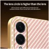 Phonesta Luxury Carbon Fiber Back Cover Hülle mit MagSafe für Samsung Galaxy S25 Edge - Rosa 7