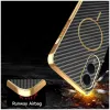 Phonesta Luxury Carbon Fiber Back Cover Hülle mit MagSafe für Samsung Galaxy S25 Edge - Schwarz 6