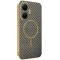 Phonesta Luxury Carbon Fiber Back Cover Hülle mit MagSafe für Xiaomi Poco F7 - Braun