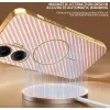 Phonesta Luxury Carbon Fiber Back Cover Hülle mit MagSafe für Xiaomi Poco F7 - Rosa 6