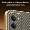 Phonesta Luxury Carbon Fiber Back Cover Hülle mit MagSafe für Xiaomi Redmi 15 - Braun 5