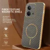 Phonesta Luxury Carbon Fiber Back Cover Hülle mit MagSafe für Xiaomi Redmi 15C / Xiaomi Poco C85 - Braun 2