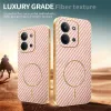 Phonesta Luxury Carbon Fiber Back Cover Hülle mit MagSafe für Xiaomi Redmi 15C / Xiaomi Poco C85 - Rosa 4