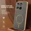 Phonesta Luxury Carbon Fiber Back Cover Hülle mit MagSafe für Motorola Edge 60 / Edge 60 Fusion - Braun 2