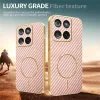 Phonesta Luxury Carbon Fiber Back Cover Hülle mit MagSafe für Motorola Edge 60 / Edge 60 Fusion - Rosa 4