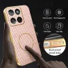 Phonesta Luxury Carbon Fiber Back Cover Hülle mit MagSafe für Motorola Edge 60 / Edge 60 Fusion - Rosa 6