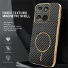 Phonesta Luxury Carbon Fiber Back Cover Hülle mit MagSafe für Motorola Edge 60 / Edge 60 Fusion - Schwarz 2