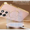Phonesta Luxury Carbon Fiber Back Cover Hülle mit MagSafe für Motorola Moto G86 Power - Rosa 5