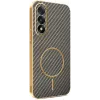 Phonesta Luxury Carbon Fiber Back Cover Hülle mit MagSafe für OnePlus Nord 5 - Braun 0