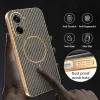 Phonesta Luxury Carbon Fiber Back Cover Hülle mit MagSafe für OnePlus Nord CE5 - Braun 7