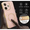 Phonesta Luxury Carbon Fiber Back Cover Hülle mit MagSafe für Oppo A5 Pro - Rosa 6