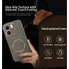 Phonesta Luxury Carbon Fiber Back Cover Hülle mit MagSafe für Oppo A5x - Braun 2