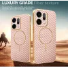 Phonesta Luxury Carbon Fiber Back Cover Hülle mit MagSafe für Oppo Reno14 - Rosa 3