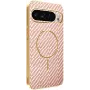 Phonesta Luxury Carbon Fiber Back Cover Hülle mit MagSafe für Google Pixel 10 Pro - Rosa 0