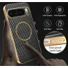 Phonesta Luxury Carbon Fiber Back Cover Hülle mit MagSafe für Google Pixel 10 Pro - Schwarz 7