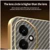 Phonesta Luxury Carbon Fiber Back Cover Hülle mit MagSafe für HONOR 400 - Braun 7