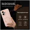 Phonesta Luxury Carbon Fiber Back Cover Hülle mit MagSafe für HONOR 400 - Rosa 2