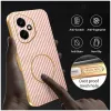 Phonesta Luxury Carbon Fiber Back Cover Hülle mit MagSafe für HONOR 400 - Rosa 5