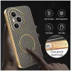 Phonesta Luxury Carbon Fiber Back Cover Hülle mit MagSafe für HONOR 400 Pro - Braun 5